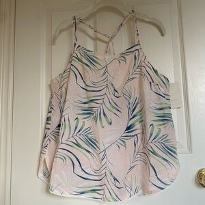 NWT Palm Print Tank Top